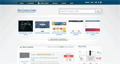 Desktop Screenshot of bluecouponcodes.com